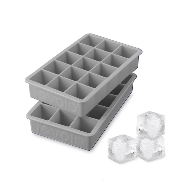 Bandeja para congelar hielo Tovolo Perfect, 1.25 cubos, juego de 2