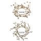 thumbnail image 3 of Stylish Tabletop Candle Wreath Accent Candle Cup Dinner Enhancing Wreath Accessory Elegant Candle Holder Flower Rings 11CM, 3 of 4