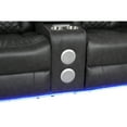 thumbnail image 6 of Miekor Furniture LED & Power Reclining Loveseat Made With Faux Leather in Gray MK6576, 6 of 10