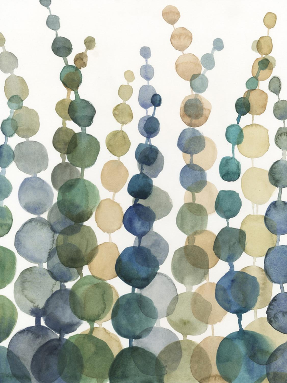 Pompom Botanical I Watercolor Abstract Plants Print Wall Art Unframed By Megan Meagher