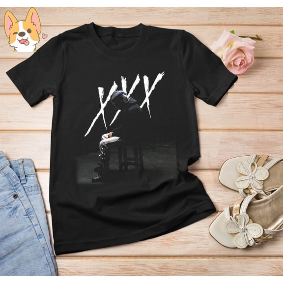 New XXXtentacion Bad Vibes Forever All size Black Shirt Gift Fans A218