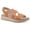 Peach Nubuck, variant on Hapley Women's Athleisure Sandals Color: Taupe Nubuk Size: 9