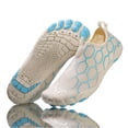 thumbnail image 3 of UDAUDU Water Sports Shoes for Women Men Swim Shoes Comfortable Water Socks Aqua Socks Snorkeling Surfing Running Diving Exercise Sport Shors Quickly Dry Non Slip Slip on Water Shoes Beige, 3 of 4
