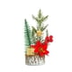 thumbnail image 5 of Mini árbol artificial de Navidad en miniatura con luz para decoración de fiestas y oficinas. Regalos de navidad, 5 of 9