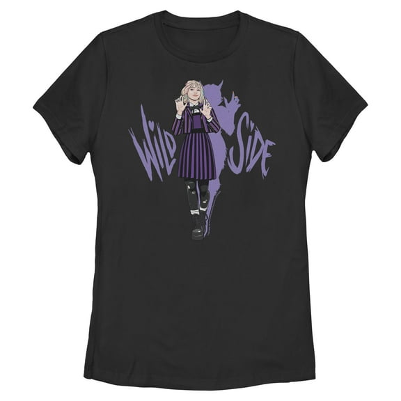 Womens Wednesday Enid Wild Side Pose T Shirt
