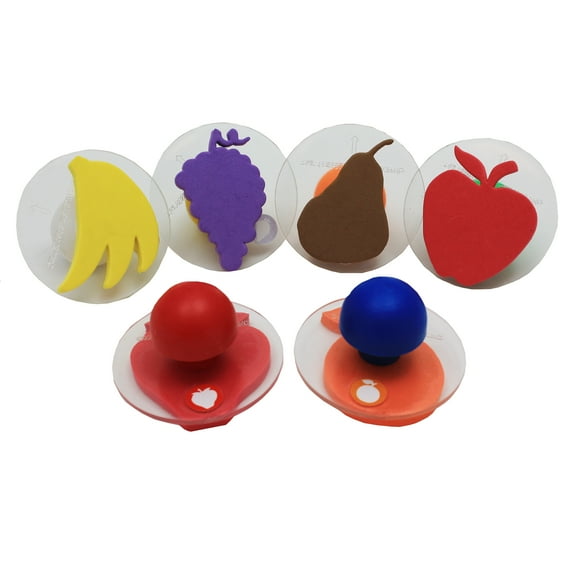READY 2 LEARN Giant Stampers - Fruit - Set of 6