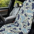 thumbnail image 2 of KUIFORTI Camo Blue Car Front Seat Covers Lightweight Versatile Car Sweat Towel Seat Cover with Storage Bag Easy Installation for Yoga,Gym,Workout,Sports,Running,Camping and Beach, 2 of 7