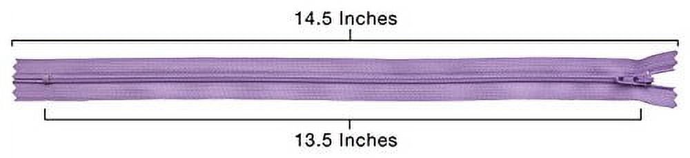 100 - YKK #3 Coil Zipper, 13.5 inch Length, Lavender 553