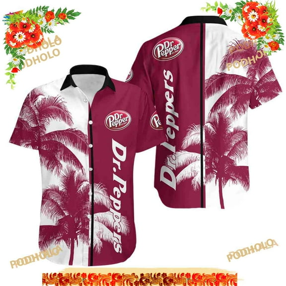 Dr Pepper Hawaiian Shirt,
