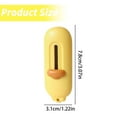 thumbnail image 3 of Xwjun Box Cutter Retractable Mini Utility Knife Envelope Opener Mini Box Cutter Auto Lock Envelope Slitter With In Magnet, Cute Tiny Letter Opener For Pocket Bag Envelope Mail Letter Box Yellow, 3 of 8