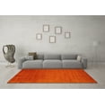 thumbnail image 3 of Ahgly Company Indoor Round Abstract Yellow Contemporary Area Rugs, 7' Round, 3 of 4