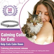 Sherry Calming Collar for Cats 4 Pack Calming Cat Collars Adjustable Soother Cats Calming Collars Anxiety Relief Stress Pheromone Collar for Cats Comfort Cat Calm Collars Lasts 30 Days