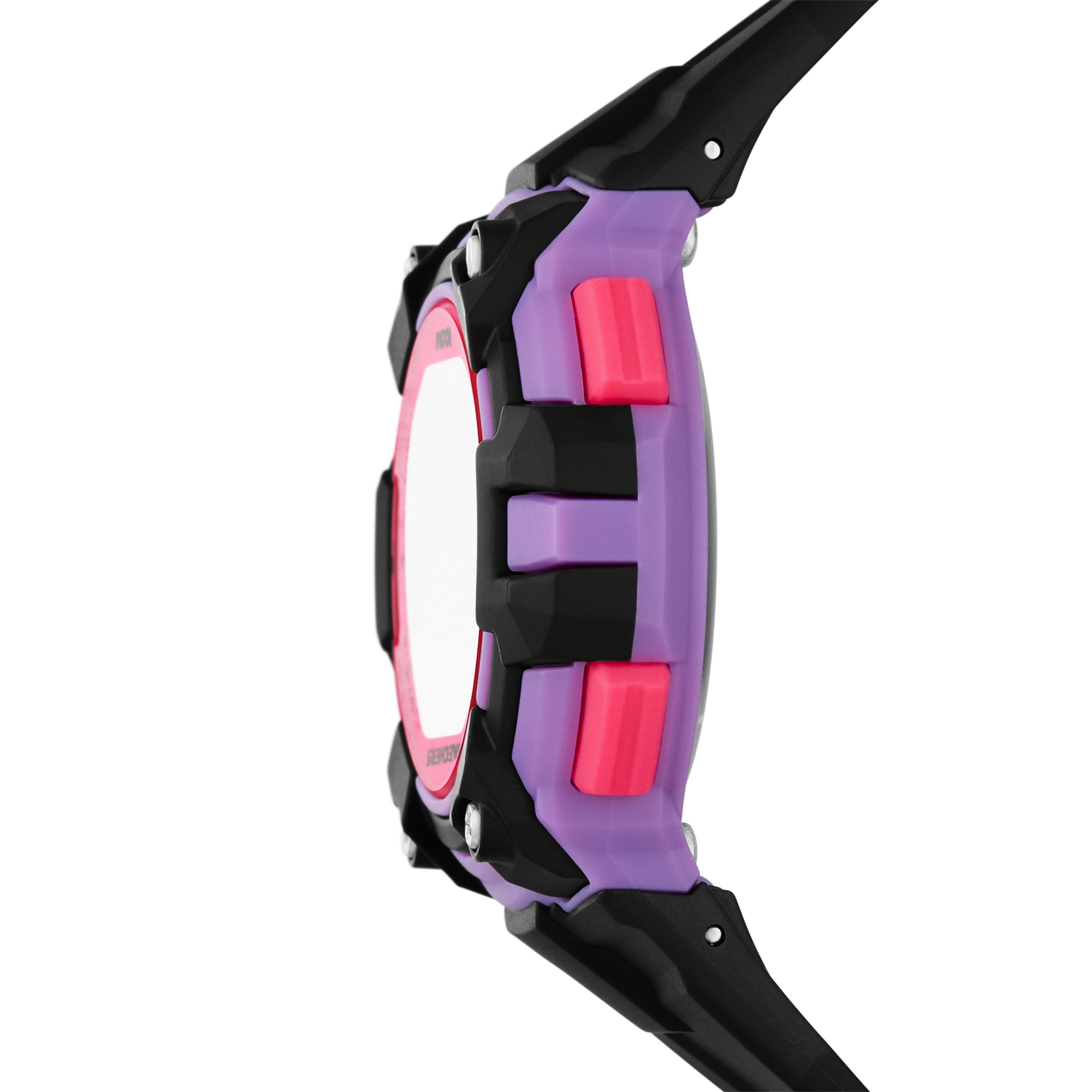 Skechers Women's Anoka Digital, Black Polycarbonate Watch