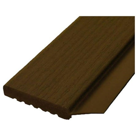 Gossen 236007707 Garage Door Weatherstripping Brown Pvc 2 In X
