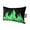 Green, Black, Lime, variant on Abstract Purple Flame Outdoor Pillows for Chaise Lounge Chair Waterproof Lumbar Pillows with Insert&Adjustable Elastic Strap Beach Headrest Pillow Flickering Fire Pattern Black Pool Pillow 11"x16"