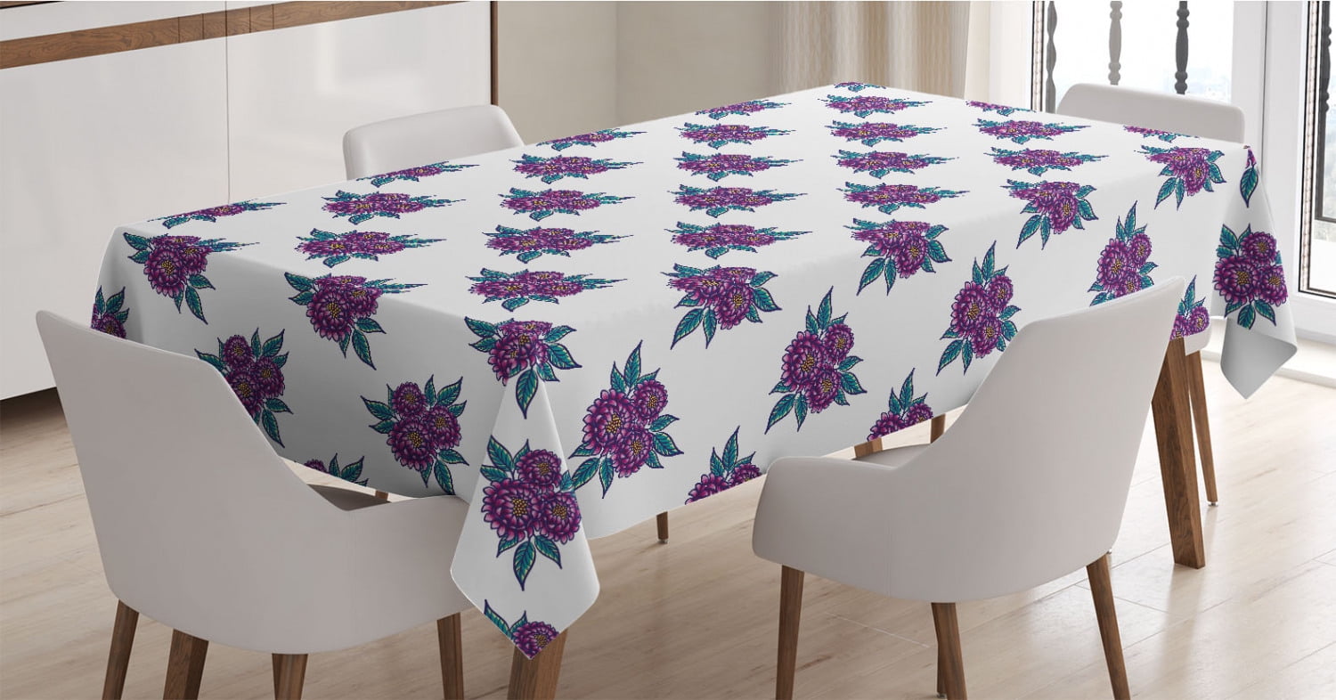 Maison d' Hermine Botanical Fresh 100% Cotton Tablecloth for ...