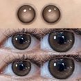 thumbnail image 2 of Lentes de contacto de colores para miopía, lentes de contacto cosméticas con dioptrías, negro, gris, ojos anuales, maquillaje de pupila hermosa, 2 unids/lote por par, 2 of 3