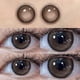 thumbnail image 2 of Lentes de contacto de colores para miopía, lentes de contacto cosméticas con dioptrías, negro, gris, ojos anuales, maquillaje de pupila hermosa, 2 unids/lote por par, 2 of 3