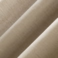 thumbnail image 4 of No. 918 Daniela 1-Piece Linen Blend Semi-Sheer Rod Pocket Curtain Panel, 54"x84", Taupe, 4 of 8