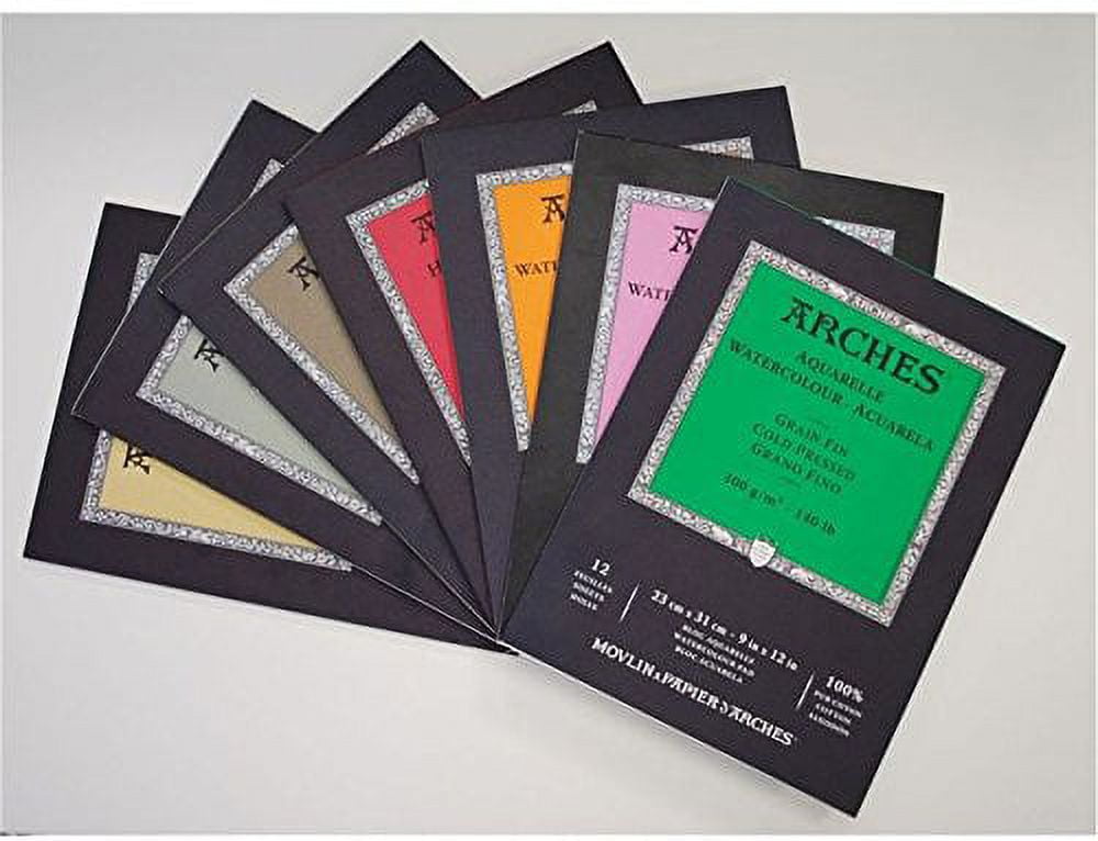 Arches 140 lb. Watercolor Pad, Cold-Pressed, 11.7" x 16.5"
