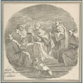 thumbnail image 3 of Jean-Honoré Fragonard 15x15 Black Modern Framed Museum Art Print Titled - Saint Celestine V Renouncing the Papacy, After Mattia Preti (1761), 3 of 5