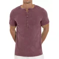 thumbnail image 4 of Playera Henley Casual Retro Manga Corta Para Hombre Algodón, 4 of 6