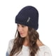 thumbnail image 4 of Gorros de invierno para mujer, gorros de invierno para mujer y hombre con forro polar cálido para clima frío, gorro de moda para mujer con calavera, 4 of 5