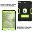 thumbnail image 3 of Dteck iPad mini/mini2/mini3 Case Heavy Duty Shockproof Hybrid Kickstand Cover Black/Olivine, 3 of 6