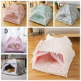 thumbnail image 2 of Cute teepee Indoor With Cushion Portable Pet Houses Animals Bed Dog Cat Bed Pet Tent L B, 2 of 8