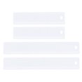 thumbnail image 4 of Bookmark Moulds 4Pcs White Rectangle Bookmark Mold Blank DIY Silicone Epoxy Pendant Jewelry Mirror  Craft Casting Tool ANGGREK Otros, 4 of 8
