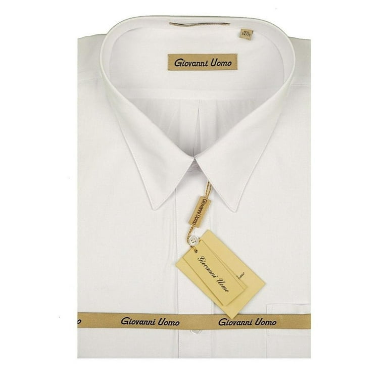 Mens white dress shirts 19 inch neck new arrivals