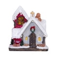 thumbnail image 1 of RXIRUCGD Chalet de Noël LED Figurines Lumineuses des Fêtes Résine Éclairée Décoration Intérieure Maisons de Noël Village Chalet pour Décoration de Table, 1 of 6