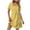Yellow, variant on Mgmyaa Womens Casual Dresses Short Sleeve Crew Neck Summer Midi Dresses Boho Floral Beach Sundresses Spring A-Line Dress with Pockets