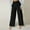 Black, variant on Womens Wide Leg Business Casual Dress Pants Classic Plain High Waisted Work Office Pants with Pockets