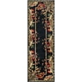 thumbnail image 2 of Rugs.com Pastoral Collection Rug – 6 Ft Runner Black Medium Rug Perfect For Hallways, Entryways, 2 of 9