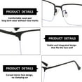 thumbnail image 3 of Fashion casual glasses blue light blocking glasses computer, game, tv glasses, 3 of 5