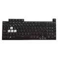 thumbnail image 1 of kurtrusly Claviers Rétroéclairés Colorés RVB Disposition Espagnole Clavier Clavier Noir Petite Entrée Remplacement d'Ordinateur Portable pour ASUS ROG strix G731, 1 of 6