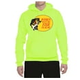 thumbnail image 2 of Women Want Me Fish Fear Me Fishing Unisex Graphic Hoodie Sweatshirt, Safety Green, Medium, 2 of 3