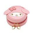 thumbnail image 3 of Sanrioed Kawaii Sanrio Hello Kitten Bag Kulomi lindo almacenamiento redondo caja de joyería auricular bolsa pudín perro monedero regalo, 3 of 4