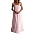 thumbnail image 2 of LWITHSZG Plus Size Ruffle Maxi Dresses for Women Pleated Front Flowy Sleeveless Summer Dress Beach Vacation Long Sundress S-5XL, 2 of 6