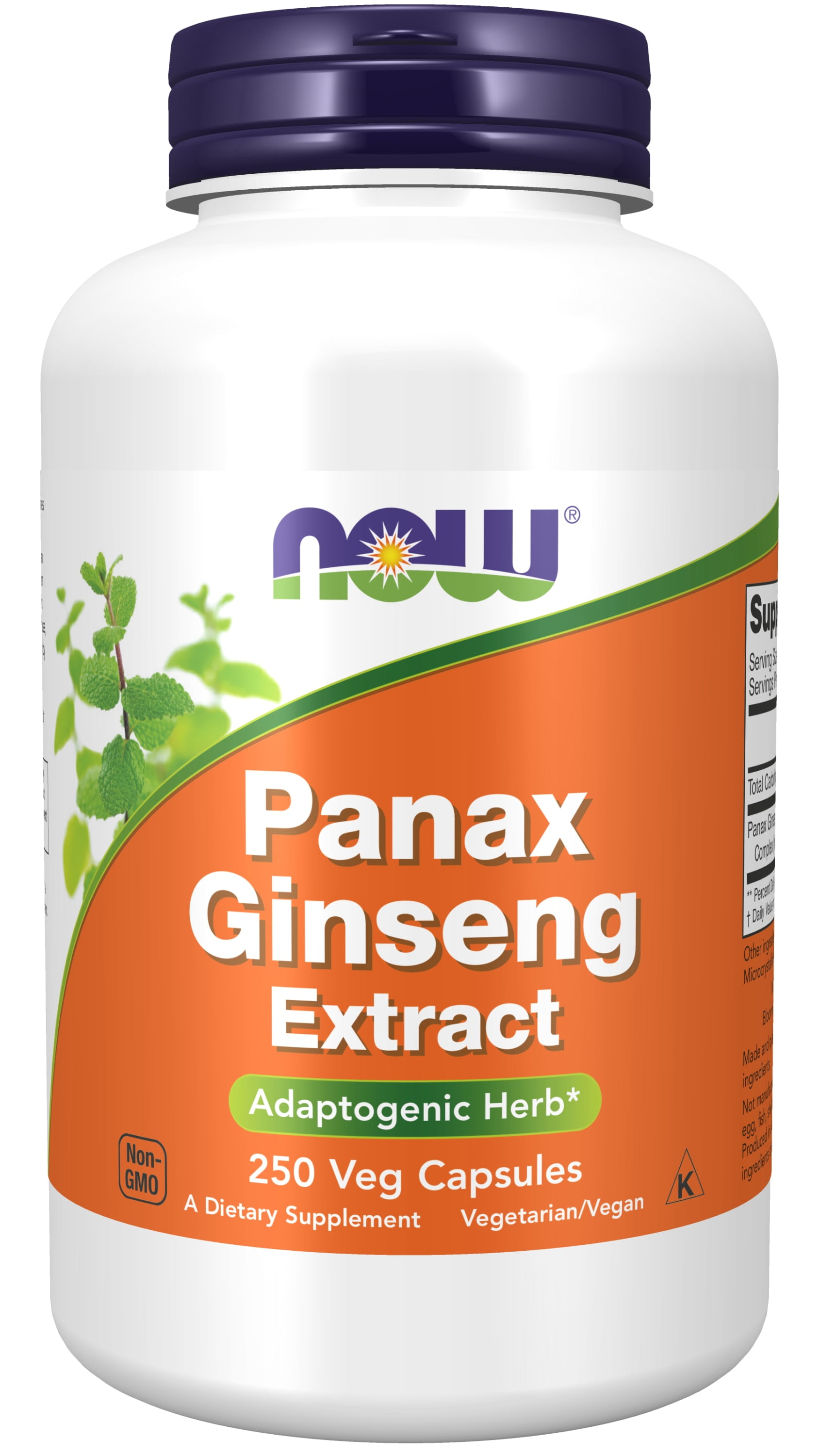 NOW Supplements, Panax Ginseng (Root) 500 mg, Adaptogenic Herb*, 250
