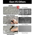 thumbnail image 4 of Duslogis 12pcs Peel and Paste Tile Shower Waterproof Marble Tiles Wall Panels, 11.8"x11.8" Self-Adhesive Backsplash Tile, PET Wall Panels Shower Tiles for Home Bathroom, Living Room (Gray), 4 of 7