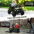thumbnail image 5 of Towallmark 12V Kids Ride On Car Electric Truck Toy with Remote Control for Ages 3-8 Years (37-96 Months), 5MPH, with Music & Stories,Green, 5 of 8