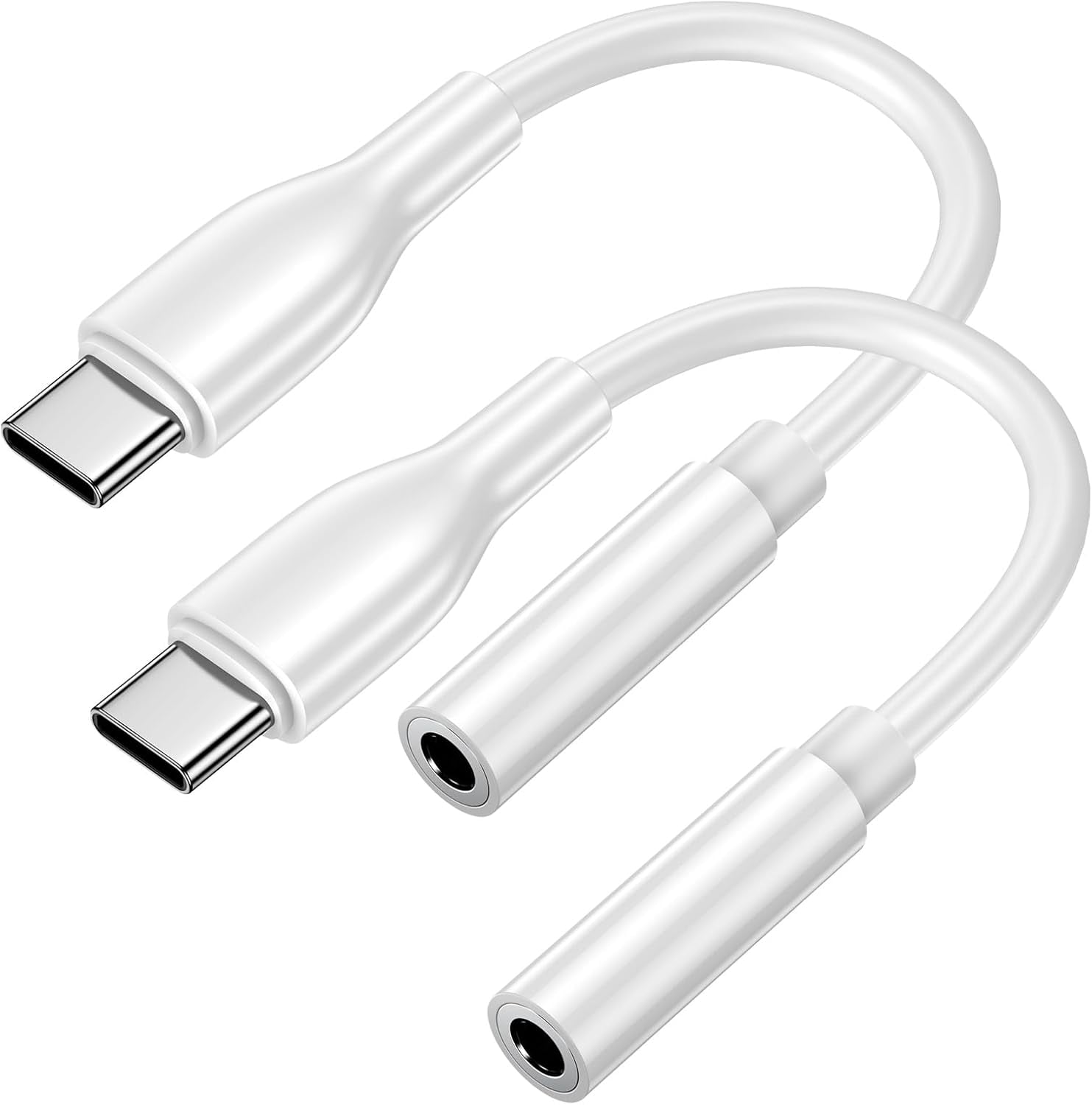 Google USB-C Adapter - Compact Digital to 3.5mm Headphone