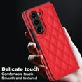 thumbnail image 4 of Dteck for Samsung Galaxy Z Fold 5 Case, Soft PU Leather Flip Card Holder Kickstand Back Cover for Samsung Galaxy Z Fold 5 5G,Red, 4 of 8