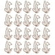 thumbnail image 2 of 20 clips de papel pequeños con forma de gato pequeño y lindo, resistentes al óxido, de metal duradero y muy utilizados en la oficina para notas de papel, 2 of 10