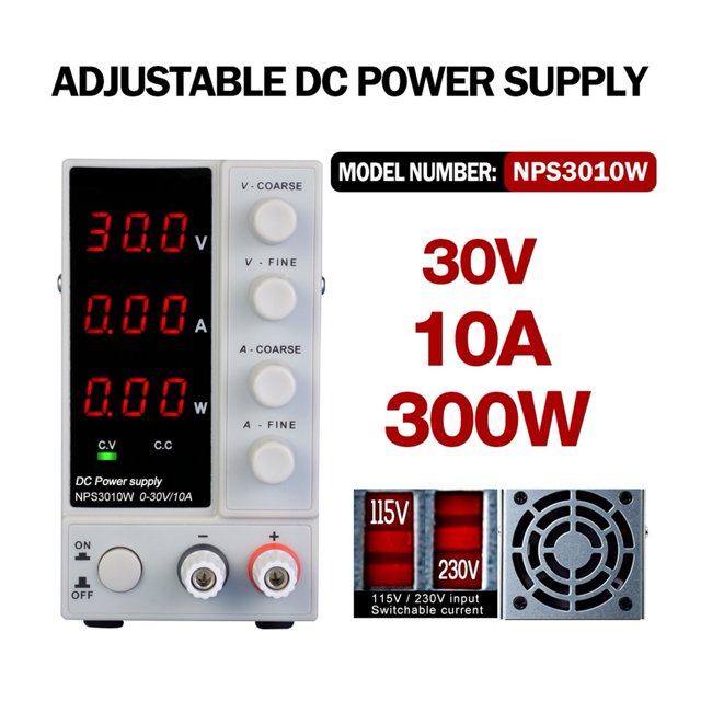 Stabilized Dc Power Supply Adjustable 4 Digit Laboratory Bench Power Source 30v 10a 30v 60v 5a Ac Diy