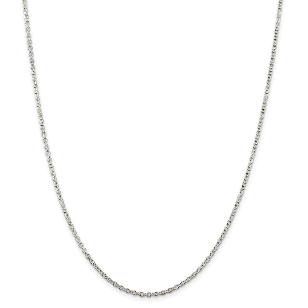 アクセサリー BWL Round Chain Necklace 21inch 53cm Amazon.com: Solid 925 Sterling Silver 12.30mm Beveled Curb