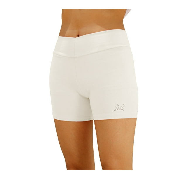 Short Deportivo Mujer Grande ExGrande Short de Licra para Mujer de Algodon Blanco Red Baboon Modelo Spart Shorts Deportivos para Mujer Licra Flexible. Walmart en linea