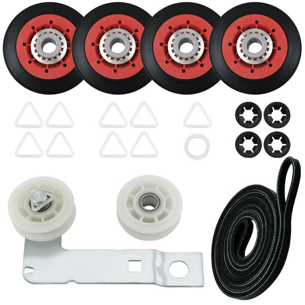 Funmit 4392067 Kit de reparación de secadora y polea tensora de secadora W10837240 para secadora Whirlpool Maytag Admiral Kenmore - Piezas de secadora Bravos y piezas de secadora Duet en comparación c